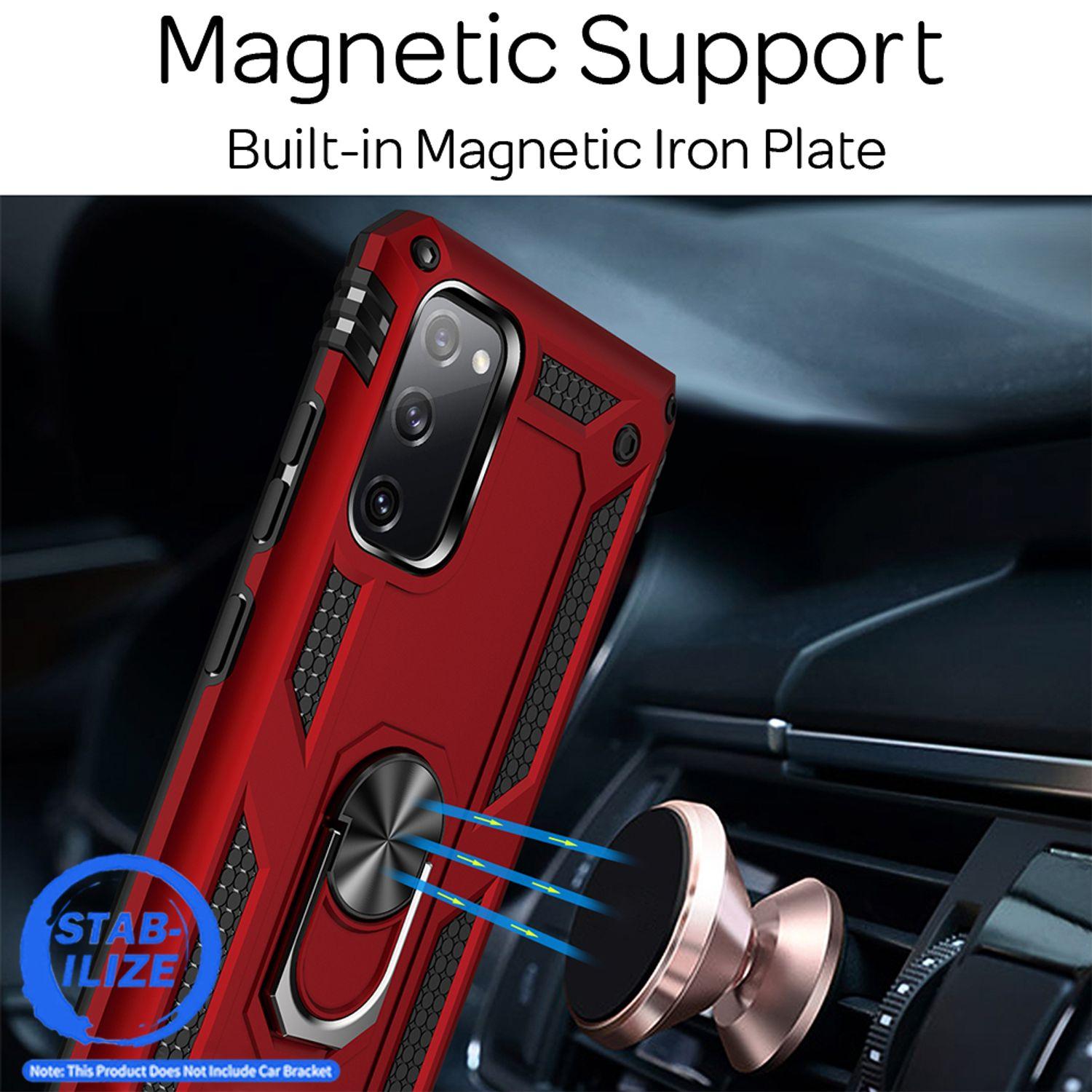 Thumbnail - Nalia Ring Handyhülle (Samsung Galaxy S20 FE), Smartphone Hülle, Silber