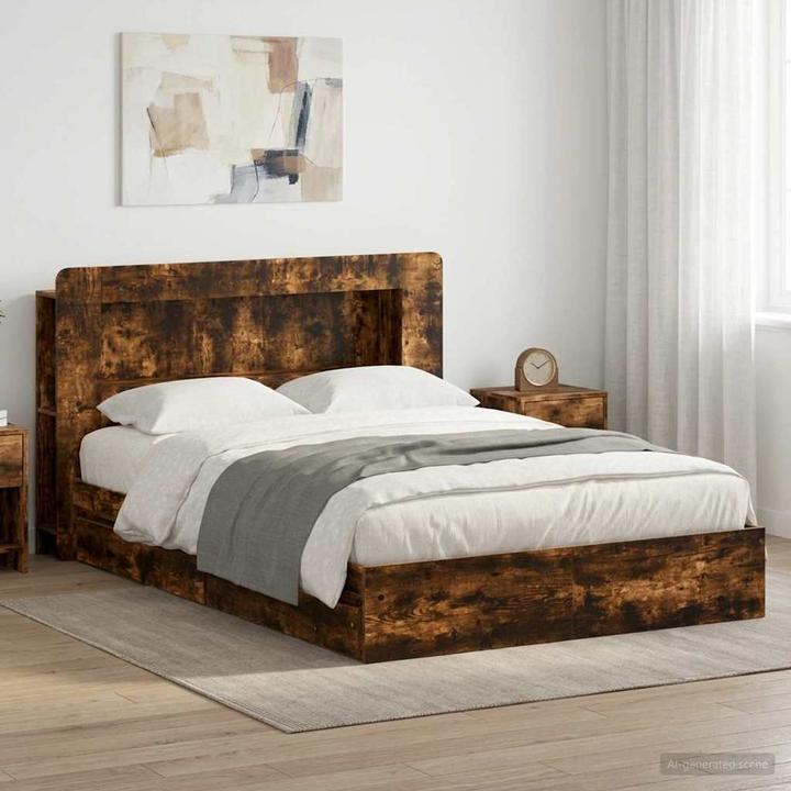 Produktbild vidaXL Bettrahmen (135 x 190 cm)