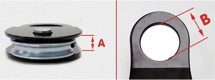Actual product image Dema Pulley / Snatchblock XL 10 t