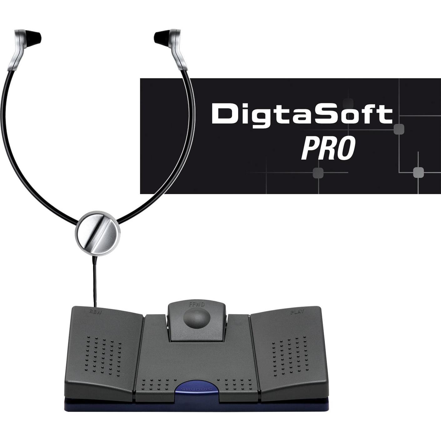 Thumbnail - Grundig, Diktiergerät Zubehör, Digta Transcription Starter Kit 568 (DigtaSoft Pro)