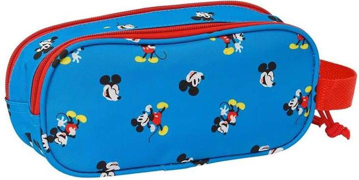 Actual product image Mickey Mouse Club House Zweifaches Mehrzweck-Etui Mickey Mouse Clubhouse Blau 21 x 8 x 6 cm 3D