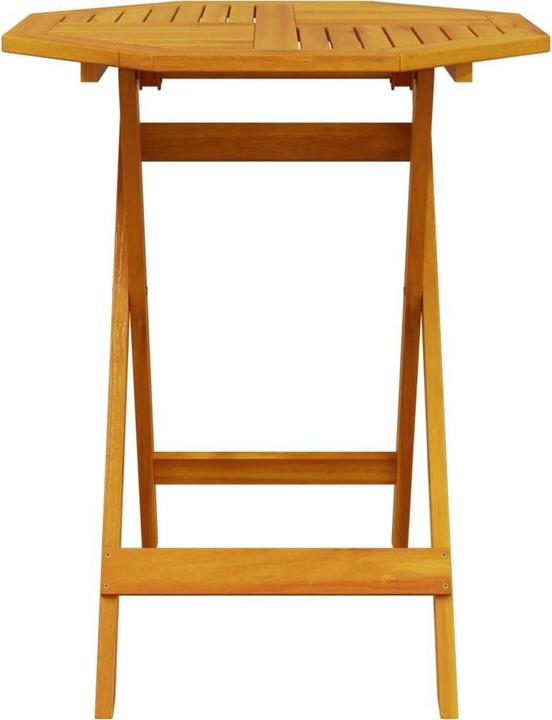 Actual product image vidaXL Gartentisch Klappbar Ø70 x 75 cm Akazie (70 cm)