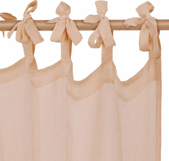 Produktbild Loberon Gardine Elivara rosa (250 x 135 cm)