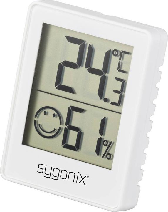 Sygonix Thermo-/Hygrometer Weiss