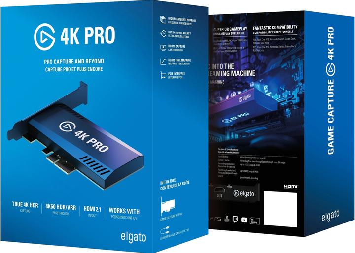 Immagine prodotto Elgato Game Capture 4K Pro (Xbox Series X, PS5, Switch, Mac, PC)