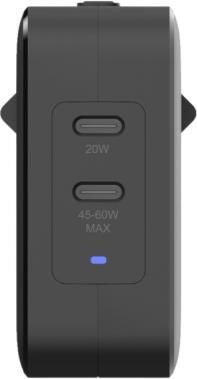 Actual product image V7 65w USB-C Pd Gan Ac Charger (65 W, 2 ports)