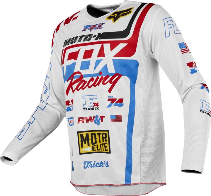 Image du produit Fox MAILLOT 18 180 RWT SE WHT/RD/BLU (XXL)
