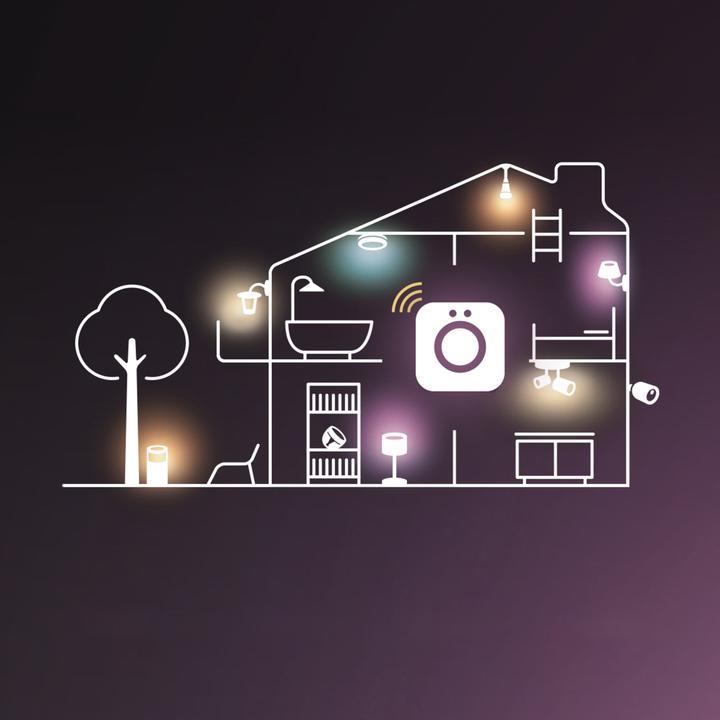 Produktbild Philips Hue Neon Gradient Outdoor Lightstrip (EU-Stecker) (RGBW, 500 cm, Outdoor)