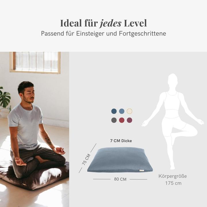 Produktbild Lotuscrafts Meditationsmatte Zabuton