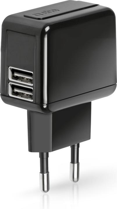 Image du produit SBS Chargeur de voyage avec double port USB 3 100 mAh (2 ports)