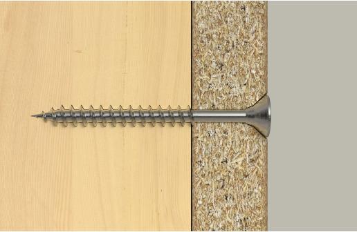 Actual product image Fischer ClassicFast II 5.0x80 SK PZ TG blvz 200 (200 Screws per piece)