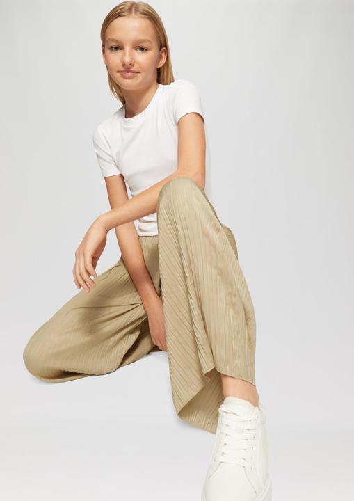Produktbild S.Oliver Hose Plissierte Wide-Leg-Hose mit hohem Bund (170)
