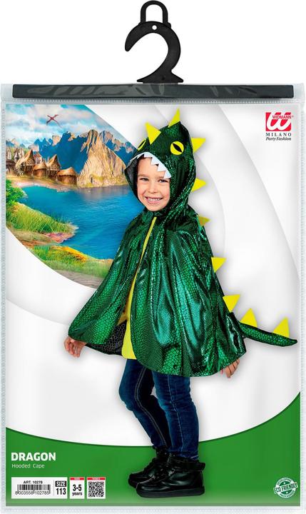 Produktbild Widmann Drache Umhang mit Kapuze (116)