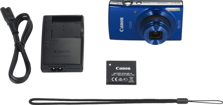 Actual product image Canon Ixus 190 (4.3 - 43 mm, 20 Mpx, 1/2,3'')
