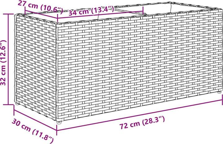 Produktbild vidaXL Pflanzkübel