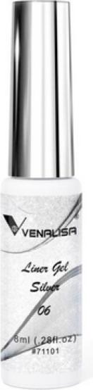 Produktbild Venalisa Liner Gel Silver (Gel-Effekt Nagellack)