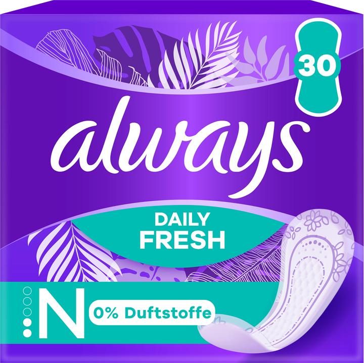 Produktbild Always Daily Fresh Normal 0 % (30 x)
