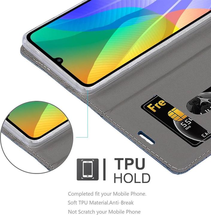 Actual product image Cadorabo Book Jeans Optics Cover (Huawei Y6p)