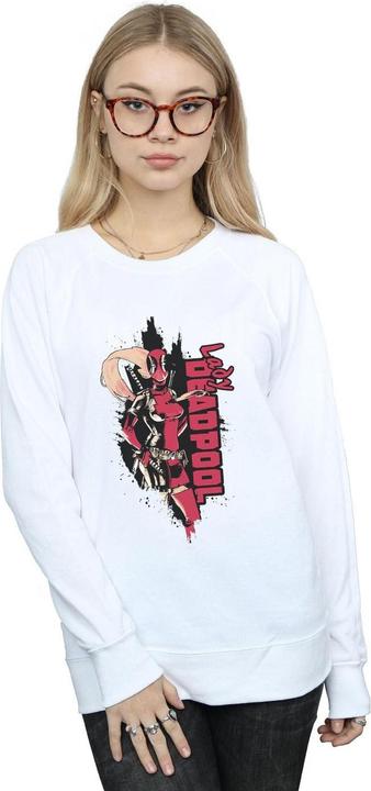 Actual product image Womens/Ladies Deadpool Lady Deadpool Sweatshirt (M)