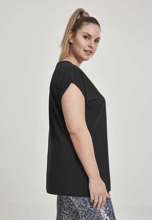 Produktbild Urban Classics Ladies Round V-Neck Extended Shoulder Tee (5XL)