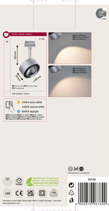 Image du produit Paulmann Urail Spot Aldan (720 lm)