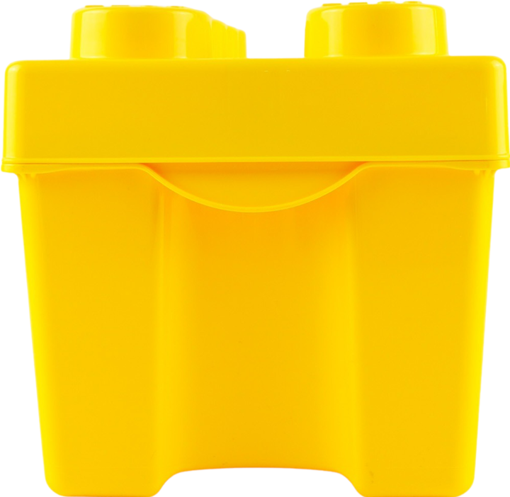 Actual product image LEGO Aufbewahrungsbox Mittel mit Deckel Stapelbar NEU Teile 2x