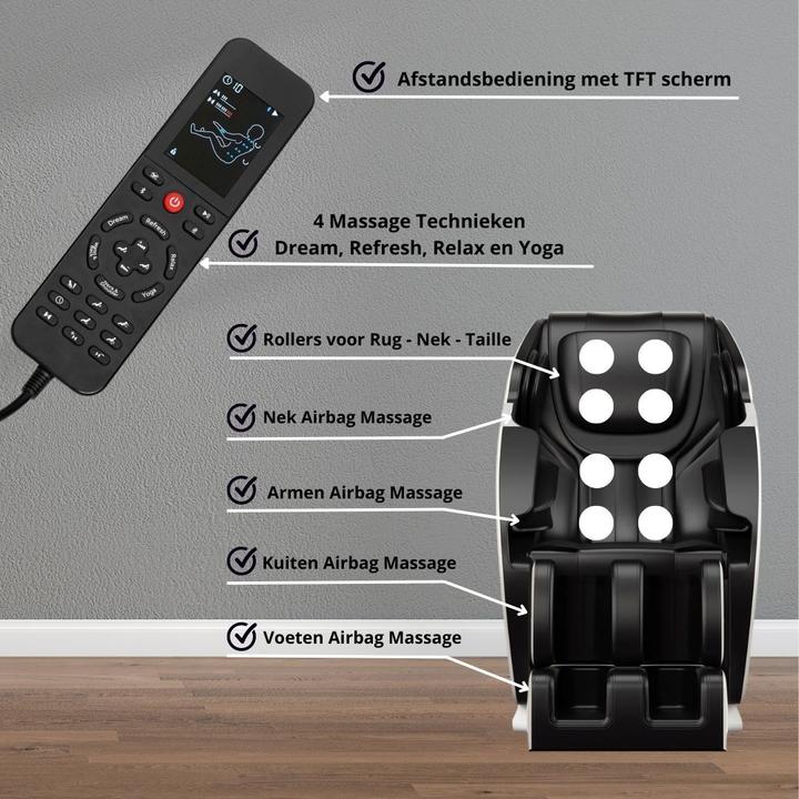 Produktbild NRG Massagestoel Deluxe