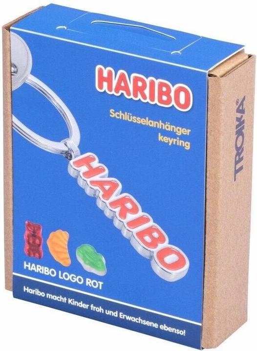 Immagine prodotto Troika Portachiavi Haribo Logo Rosso, Argento