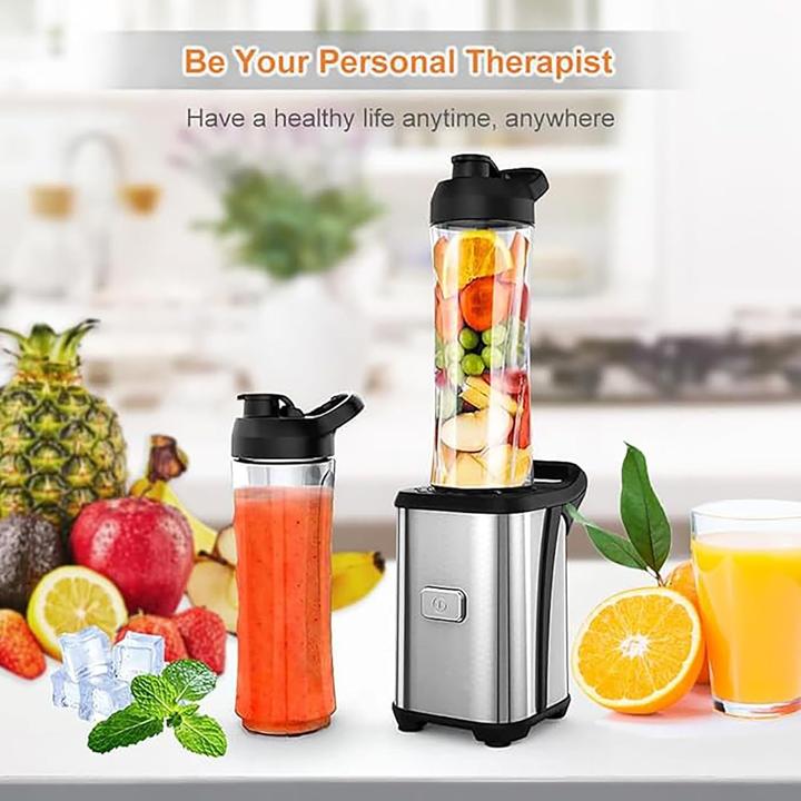 Actual product image Enfmay Smoothie Maker mit 2 Flaschen (350 W)