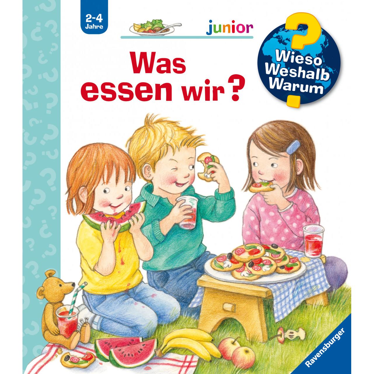 Thumbnail - Was essen wir?, Kinderbücher von Doris Rübel