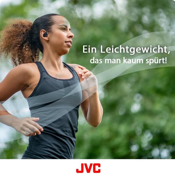 Actual product image JVC HA-NP40T-BU black (No noise cancellation, 26 h, Wireless)