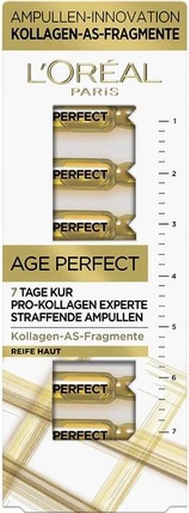 Actual product image L'Oréal Paris Loreal, age perfect, ampoules, 7x1ml (7 ml, Face ampoule)