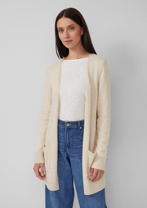 Produktbild s.Oliver Strickjacke Weiche Strickjacke mit aufgesetzten Taschen (38)