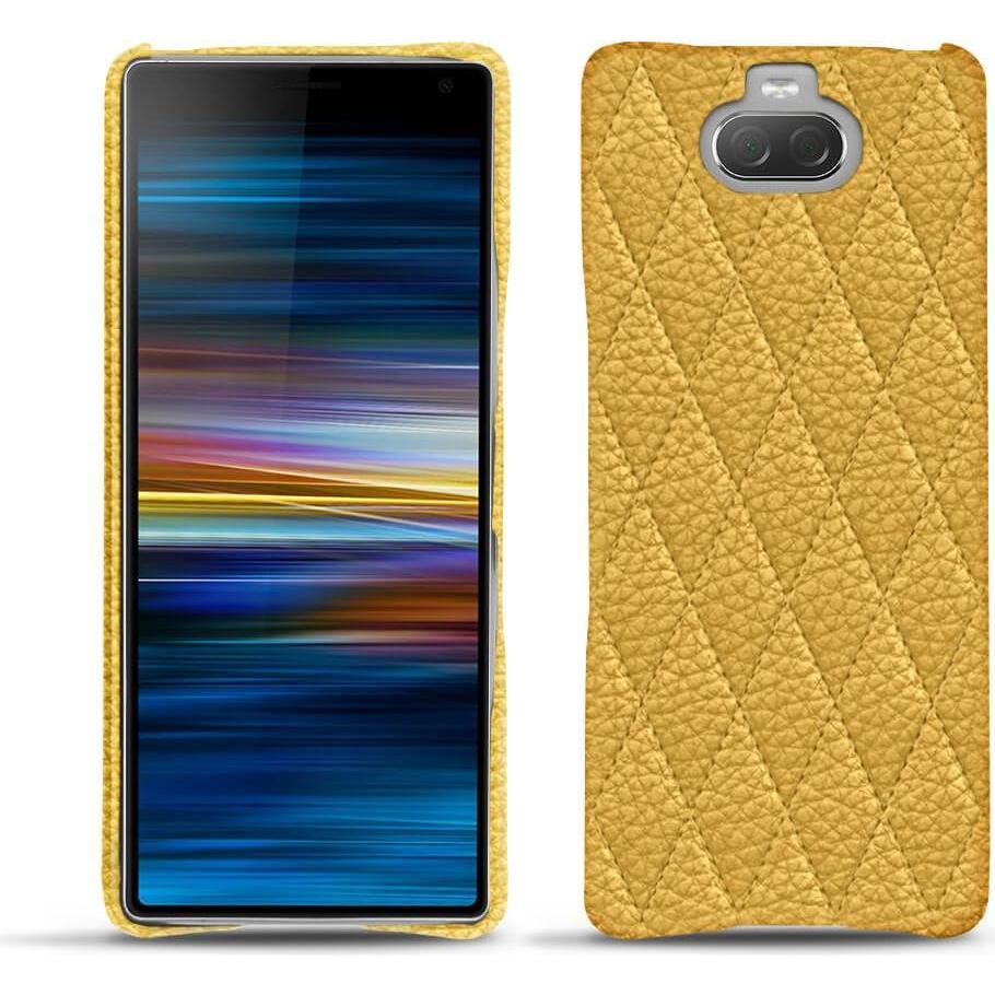 Noreve Lederschutzhülle (Sony Xperia 10 Plus), Smartphone Hülle, Orange