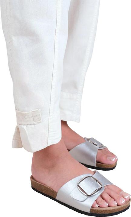 Actual product image Where's That From Womens/Ladies Sequoia Buckle PU Single Strap Sandals (36)