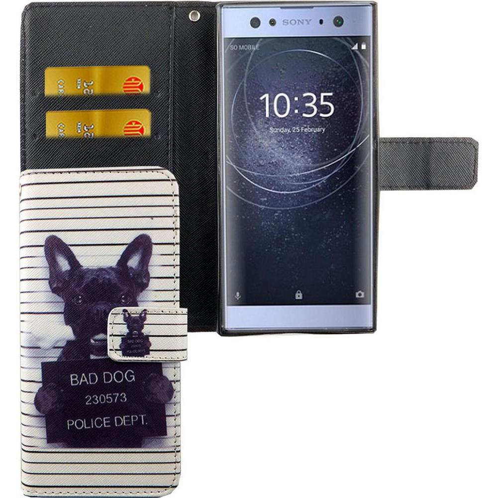 Thumbnail - König Design Hülle Handy Schutz für Sony Xperia XA2 Case Cover Tasche Wallet Etui Handyhülle (Sony Xperia XA2), Smartpho...