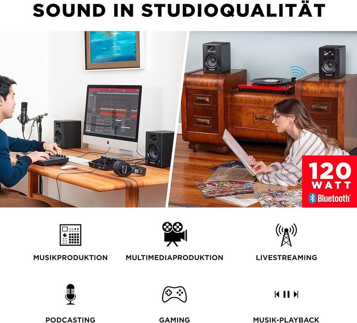 Produktbild M-Audio BX4BT (Aktiv, Paar, 1x 50 W)