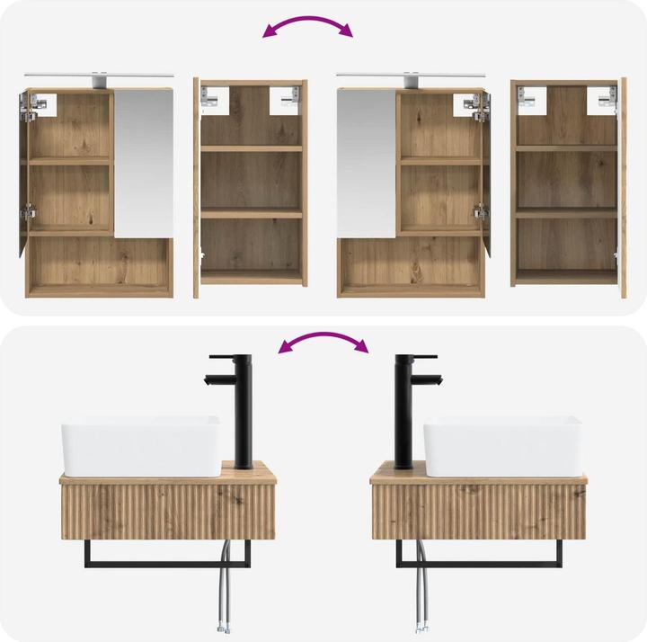 Produktbild vidaXL Badezimmermöbel-Set