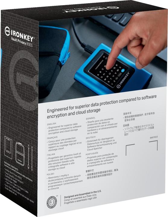 Produktbild Kingston IronKey Vault Privacy 80 (1.92 TB)
