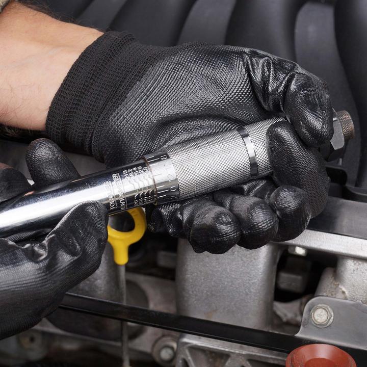 Actual product image Wiltec Torque Wrench 1/4 " 2-24 Nm bidirectional Crack Ratchet for Screws Nuts Bits (6.35 - 24 Nm)