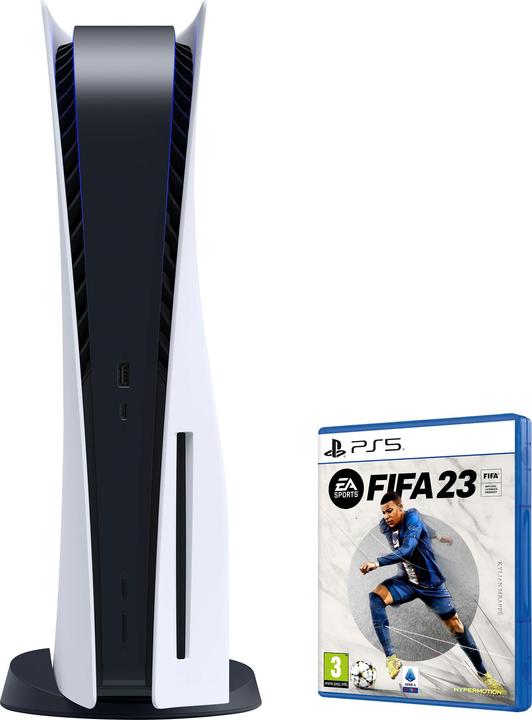 Actual product image Sony Playstation PS5 FIFA 23 Package825 GB, white