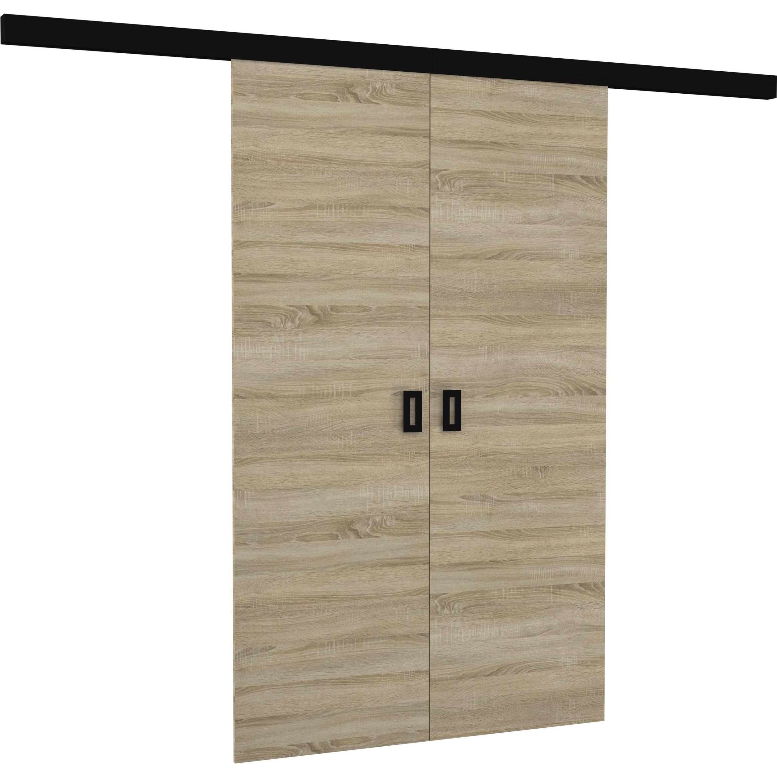 ADRK Furniture, Türbeschlag + Scharnier, Schiebetüren Doppelfalz TOPPO 120