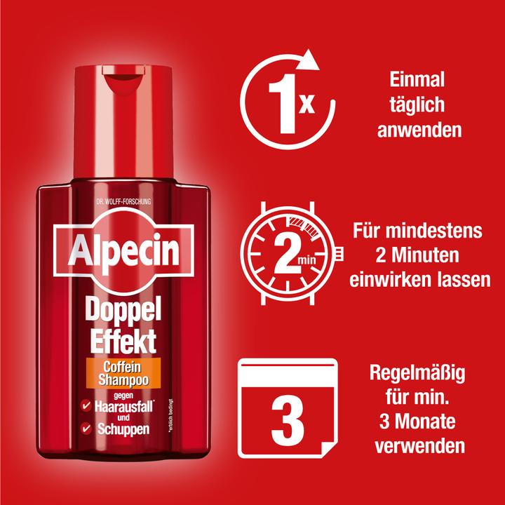 Produktbild Alpecin Doppel Effekt Coffein-Shampoo (200 ml, Flüssiges Shampoo)