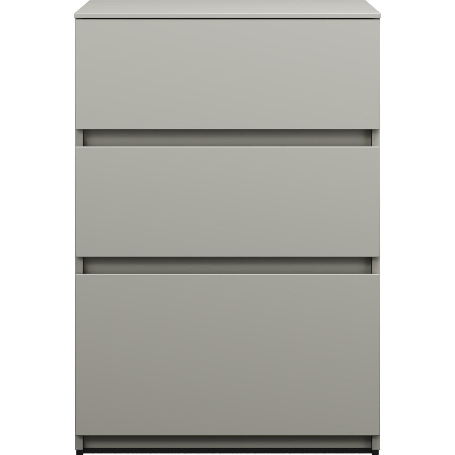 burgbad, Badezimmerschrank, Lin20 Unterschrank, 3 Auszüge in der Tiefe 487, 600x487x870mm, USIV060
