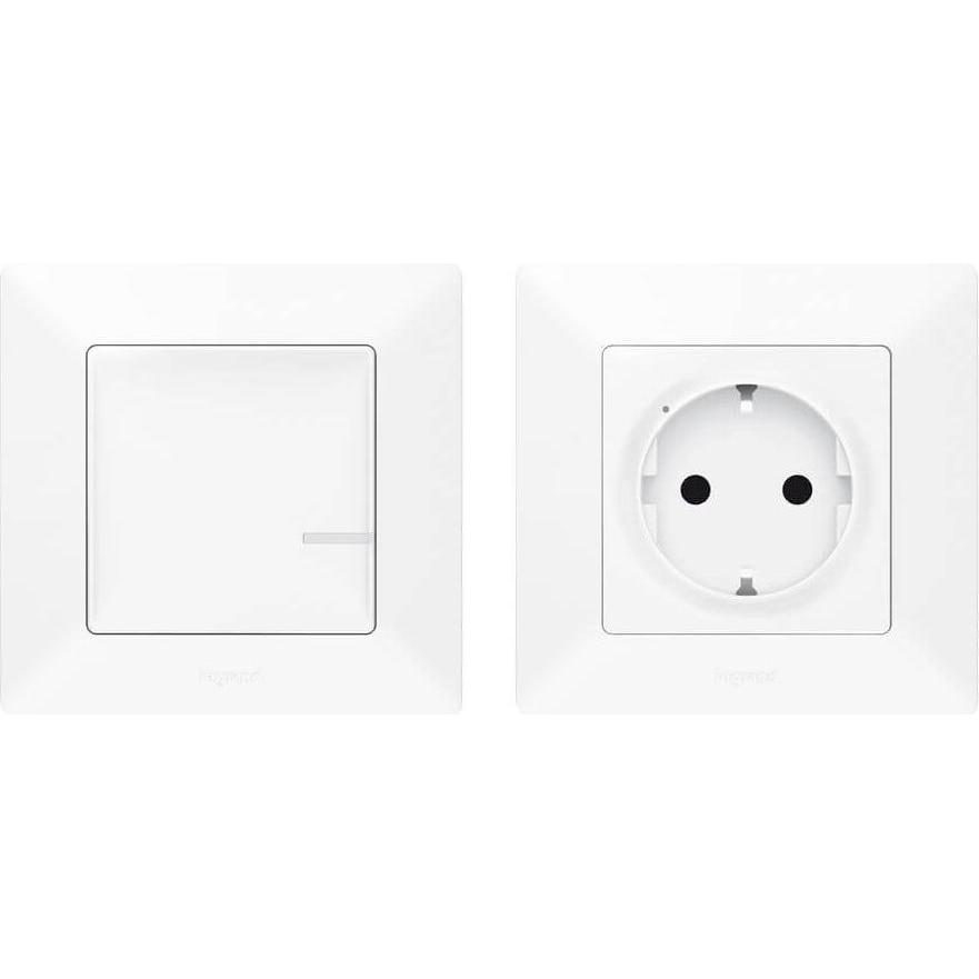 Legrand, Lichtschalter + Storenschalter, 752154
