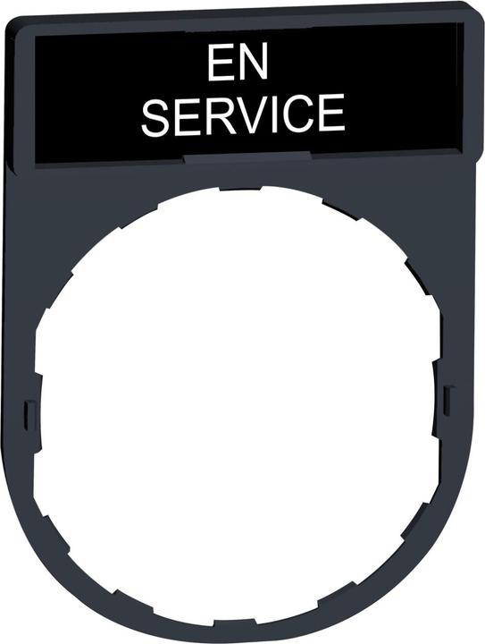 Schneider Electric Schildträger 30x40mm, für Ř 22 Geräte, ZBY2111