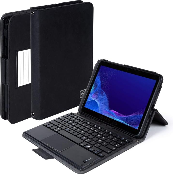 Image du produit B2Bworkplace Étui clavier VERDE, pour SAMSUNG Galaxy Tab Active 4 Pro, noir, allemand (DE, Galaxy Tab Active 4 Pro)