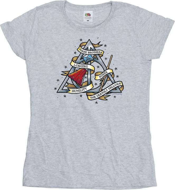 Image du produit - T-shirt THE DEATHLY HALLOWS - Femme (S)