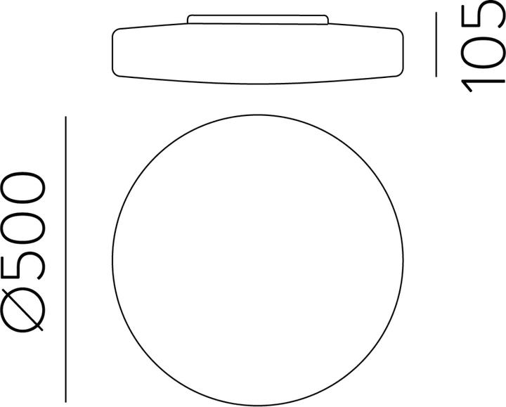 Produktbild ACB Iluminacion ACB Deckenleuchte Moon (E27)