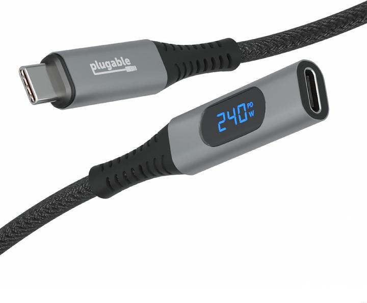 Immagine prodotto Plugable Cavo esteso USB-C + metro (1 m, USB 3.2 Gen 2, 240 W)
